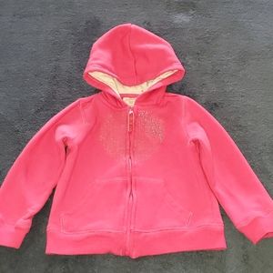Toddler pink Zip Hoodie